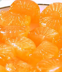 Paquetes de Regalo de Dulces Retro con Forma de Naranja, Golosinas con Sabor Cítrico, Material de Poliéster, Técnica de Forma Libre para Fiestas - Product Image 3