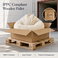 Beiger Melierter Sitzsack mit Tragegriff Leinenoptik-Stoff Wohnzimmer Bodensofa Großhandel Fabriklieferung
