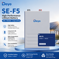 Высокопроизводительная литиевая батарея Deye SE-F5 с широким диапазоном температурных диапазонов, легко адаптируется к различным условиям.