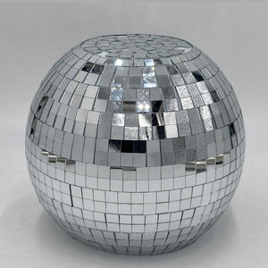 Vase <span class=keywords><strong>boule</strong></span> disco en gros, vase rond à fond plat avec miroir et chaîne <span class=keywords><strong>de</strong></span> suspension pour la décoration <span class=keywords><strong>de</strong></span> bureau et la plantation - Product Image 4