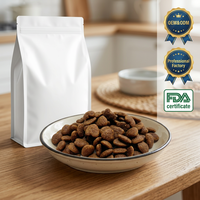 Nourriture sèche pour chats en marque privée, 30% de protéines, oméga 3, oméga 6, santé de la peau et du pelage, recette au saumon, nutrition complète, vente en gros OEM