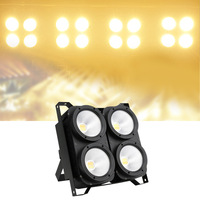 Luz Cegadora LED COB Blanca de 400W, Panel LED de 4 Ojos, Luces Par LED, Control DMX512, Luz de Escenario
