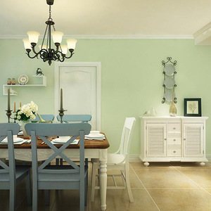 Moderna Semplice Di Seta Tinta Unita Teal Carta Da Parati Camera Dei Bambini Camera Da Letto Della <span class=keywords><strong>Parete</strong></span> del Salone rolls Decorazione di tessuto Non tessuto di Carta Da Parati Della Decorazione Della Casa - Product Image 2
