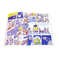 Cómic personalizado-Libro de cuentos colorido de tapa blanda con diseño personalizado