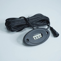 Projecteurs LED RGBW 9 LED d'entrée de gamme pour éclairage de dessous de caisse de voiture, avec fonction stroboscopique, Plug & Play pour camions, VTT, UTV, SUV et systèmes tout-terrain