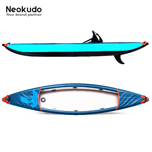 <span class=keywords><strong>Kayak</strong></span> gonflable à pédale en PVC pour la pêche, 3,4 m, Chine Pro Marine Voile De <span class=keywords><strong>Mer</strong></span> Pesc, bateau à rames, siège sur le dessus, simple - Product Image 4