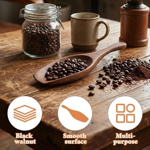 Cuchara Medidora <span class=keywords><strong>de</strong></span> Café <span class=keywords><strong>de</strong></span> Madera Maciza, Cuchara Medidora <span class=keywords><strong>de</strong></span> Madera Natural Acabada a Mano para Café, Té <span class=keywords><strong>y</strong></span> Repostería - Product Image 2