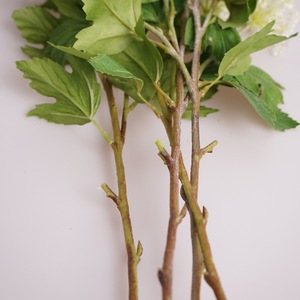 Fleurs artificielles en gros à 5 têtes, type voile de mariée, Spirea, boule de neige, petites hortensias blancs pour décorations de mariage - Product Image 6