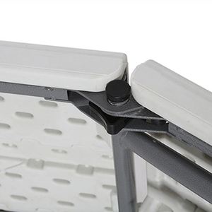 Table de banquet en plastique abordable et pliable de 6 pieds pour les événements, les fêtes et les mariages - Product Image 2