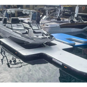 <span class=keywords><strong>Grande</strong></span> <span class=keywords><strong>plage</strong></span> ponton gonflable Y plate-forme en U Jetski île flottante gonflable pour le stationnement de yacht - Product Image 5