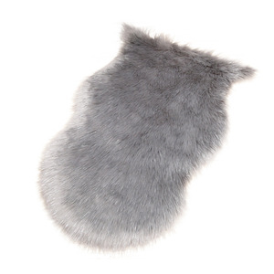 Modern Minimalist Solid Color Area Rug Rectangle <b>Machine</b> Washable Home Use Polyacrylonitrile Fiber - Product Image 5