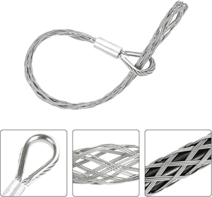 Attache-câble latérale enveloppante en treillis métallique (acier galvanisé) pour la gestion et la fixation des câbles - Product Image 4
