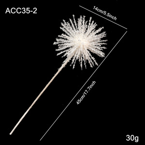 Decorazioni Natalizie Glitterate 3D, Punte e Spruzzi Dorati per <span class=keywords><strong>Albero</strong></span> di Natale, Stelle Scintillanti Decorative - Product Image 6