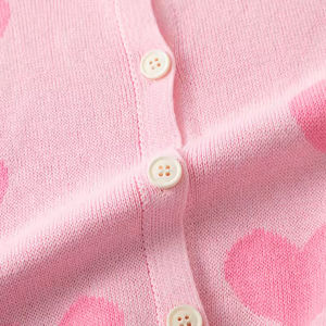 เสื้อคาร์ดิแกนเด็กผู้หญิง ผ้าขนสัตว์ สำหรับฤดูใบไม้ผลิและฤดูใบไม้ร่วง  แบบใหม่จากโรงงานผู้ผลิต  ลายแจ็คการ์ด  ผ้ามิงค์เนื้อนุ่ม  สำหรับเด็ก - Product Image 4