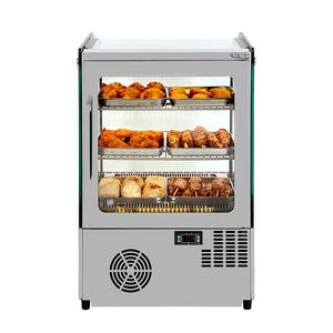 Fabricant chinois de matériel de réfrigération <span class=keywords><strong>Vitrine</strong></span> d'affichage de gâteaux de boulangerie <span class=keywords><strong>Vitrine</strong></span> de gâteaux de fenêtre en verre de réfrigérateur pour magasin de boulangerie - Product Image 3