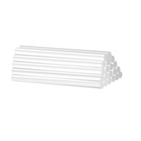 Bâton de colle thermofusible en silicone blanc semi-transparent polyvalent sans COV, expédition rapide, pour l'école, les enfants, le travail du bois, TrstMat
