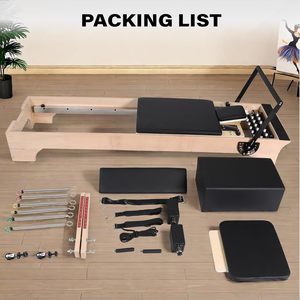 CZFITT Venta Directa de Fábrica, Barra de Ejercicios Ajustable de Aleación de Aluminio, Máquina de Fitness Reformer Negra, Reformer de Aluminio para Pilates - Product Image 5