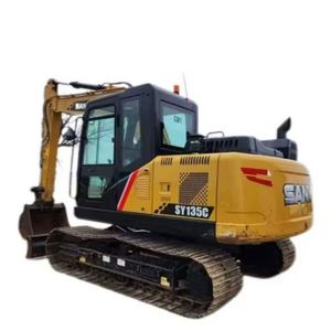รถขุดมือสองคุณภาพสูง Sy135c รถขุด 13 ตัน ราคาถูก รถขุด SY135C ของแท้พร้อมขาย - Product Image 1