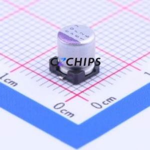 16SVPF82M Solid Capacitor SMD,D5xL5.9mm ( Capacitance: 82uF )( Precision: 20% Rated Voltage: 16V ) - Product Image 1