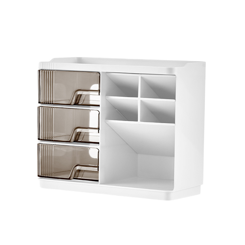 Desktop storage box - pure white