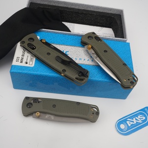 มีด BUGOUT MINI 533 รุ่นสั่งทำพิเศษ OEM ใบมีด S30V ทรงดรอปพอยต์ ด้ามจับทำจากไฟเบอร์กลาสไนลอน เหมาะสำหรับการตั้งแคมป์ มีดพกพาทางยุทธวิธี - Product Image 5