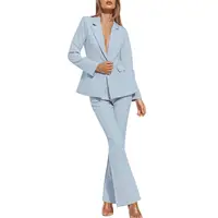 2 Piece Suit Slim Suit Wedding Evening Blazer Business Jacket and Trousers  Suit 2 Piece Women Work Casual Office Blazer Trousers Suits white   Amazoncombe Fashion