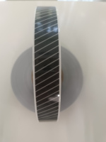 Película de Transferencia de Calor Reflectante de Color Negro Segmentada de 2.5CM 5CM para Logotipos Cortados con Plotter, Rollo de Vinilo Reflectante de Transferencia de Calor