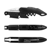 Ouvre-bouteille et coupe-capsule professionnel Cheerfast avec manche en plastique pour serveurs – Vente en gros usine