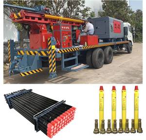Compresseur d'air intégré à bord, appareil de forage de puits d'<span class=keywords><strong>eau</strong></span> de type camion pour forage de 300m - Product Image 6