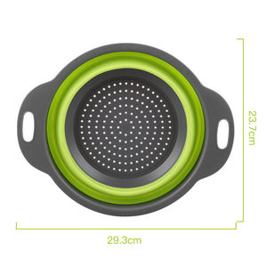 Égouttoir pliable <span class=keywords><strong>pour</strong></span> évier, outil de cuisine manuel, passoire en PP avec poignées extensibles - Product Image 6