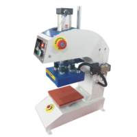 Presse à chaud pneumatique automatique pour étiquettes, plusieurs tailles disponibles, presse de transfert DTF pour étiquettes de t-shirts, logos et patchs