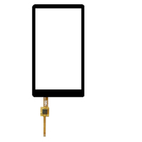 Panel Táctil Capacitivo Industrial de 5.5 Pulgadas, Resistente al Agua, con 10 Puntos de Contacto, Personalizable, ODM/OEM, MOQ Bajo