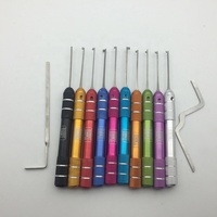 Honest Juego de Herramientas de Cerrajería 12 en 1 para Práctica y Extracción de Llaves, Kit de Ganzúas