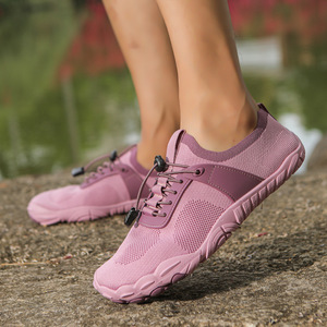 <span class=keywords><strong>Chaussures</strong></span> aquatiques <span class=keywords><strong>pieds</strong></span> nus pour femmes et hommes, antidérapantes, en tricot tissé, pour la randonnée en extérieur, la natation et la plage - Product Image 6