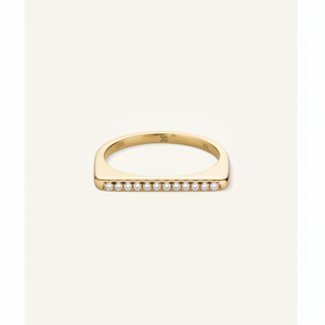 Anillo Apilable con Diseño de Rompecabezas de Diamantes - Product Image 1