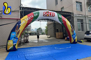 全印刷定制彩色充气拱带鼓风机 - Product Image 3