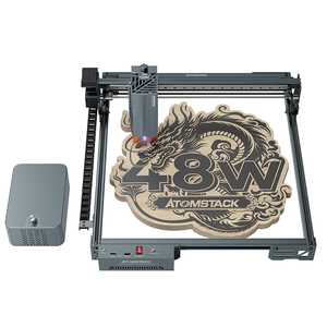 AtomStack 48W Laser A40 PRO V2 mit automatischer Luftunterstützung, Laser-Graviermaschine für Holz, Stein, Metall, Acryl, Leder, Schmuck - Product Image 1