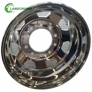 24.5 Inch Wheel Truck Rim 24.5x8.25 8.25x24.5 Polished Forged Alloy And Aluminum Heavy Truck Wheel Rim For Truck Tire 11R24.5