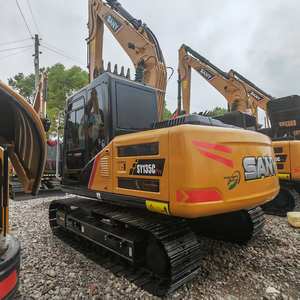 Excavadora Sany SY135C usada de alta calidad 315C Motor de bomba de motor sobre orugas competitivo Buenas condiciones de trabajo Caja de cambios central - Product Image 5