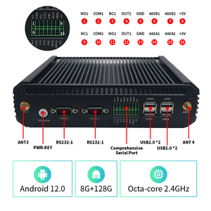 Yisheng ECBox-3588B Rockchip Rk3588 AI Hộp 5G LTE 8GB Android12 Không Quạt Nhúng Máy Tính Mini Cho Công Nghiệp Y Tế Hiển thị - Product Image 3