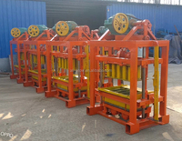 Machines à fabriquer des blocs creux en ciment manuelles allemandes QT4-40 Alibaba à vendre au Kenya