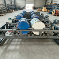 Machine de nettoyage automatique de fûts d'huile industriels, laveuse rotative de fûts de 200 L pour éliminer la rouille, les résidus et les taches d'huile en usine