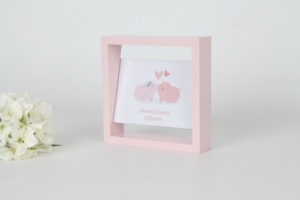 Jinn Home Modern Style <strong>A4</strong> Wooden Floating Photo <strong>Frame</strong> <strong>Double</strong> Glass Desktop Display Square Shape Picture <strong>Frame</strong> for Decoration - Product Image 4