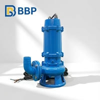 Pompe submersible pour eaux usées en fonte, pompe de drainage submersible pour station d'épuration