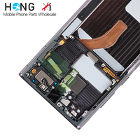 Lcd ponsel untuk samsung galaxy S22 ultra Lcd asli untuk samsung S22 harga Display untuk samsung layar penggantian S22