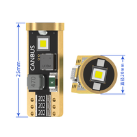 Ampoules de voiture super lumineuses, ambre, 12v, 194, 168, Canbus, T10, LED pour éclairage de plaque d'immatriculation