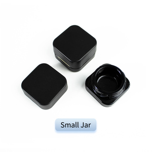 Glass Bottles Childproof Lids White Black Food Storage Custom Stickers Containers 5ML 7ML 9ML Clear Glass <b>Jars</b> - Product Image 1