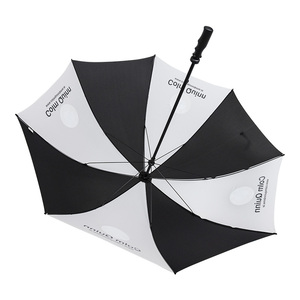 Parapluie de golf promotionnel <span class=keywords><strong>grand</strong></span> format, imperméable, blanc et noir, personnalisable avec logo de marque - Product Image 3