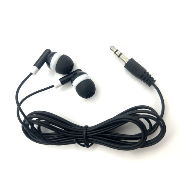 High Grade Consumer Electronics Headsets With Cable 3.5mm Wired Cheap Earphone Earbuds for Airline