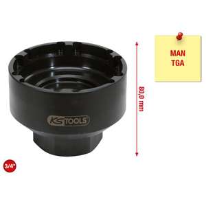 KS TOOLS-450,0170 Llave de tuerca ranurada de 3/4 ''con 6 pines para MAN, 101-110mm - EAN 4042146239018 VEHÍCULOS PESADOS - Product Image 1